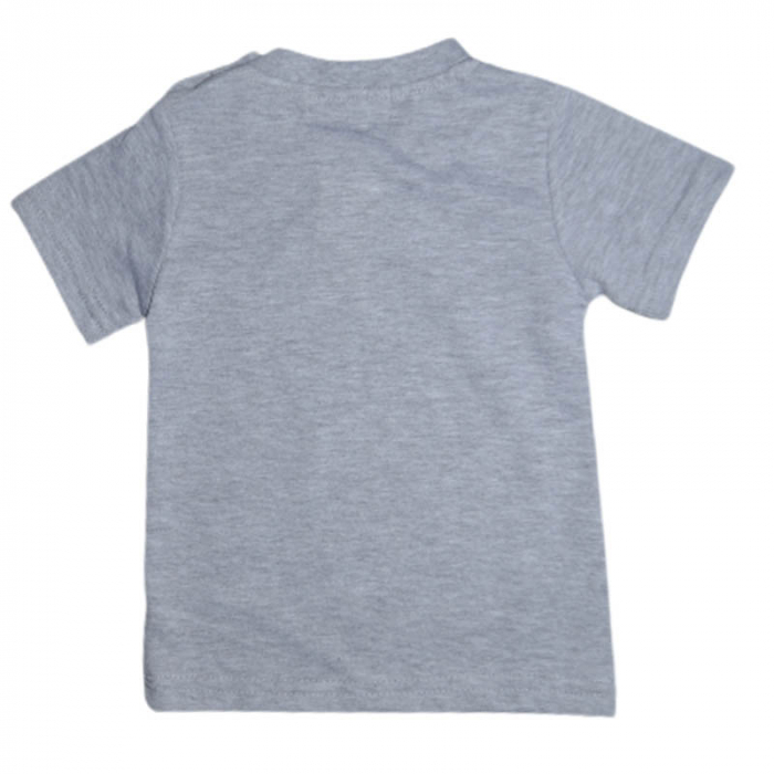 Tricou cu maneca scurta pentru baieti Happy House 250423-GR, Gri [2]