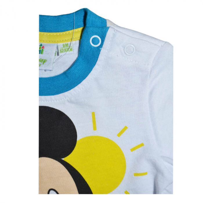 Tricou cu maneca scurta pentru baieti Disney Mickey 250423-AL, Alb [3]