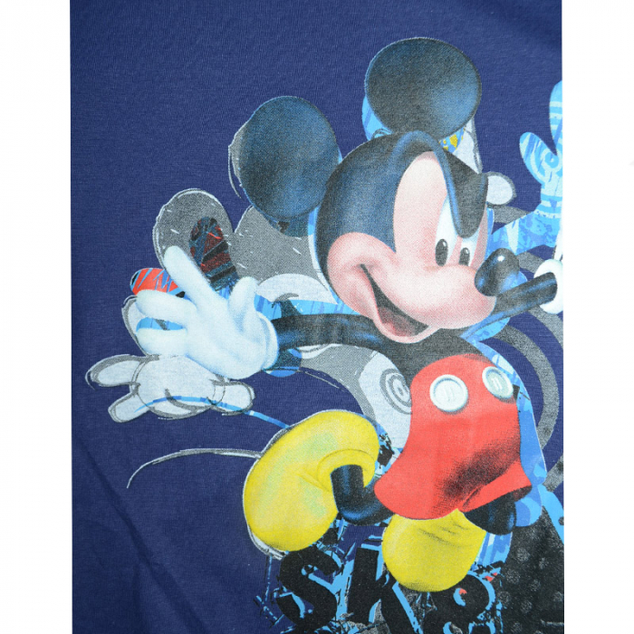 Tricou cu maneca scurta pentru baieti Disney Mickey Mouse 605951, Bleumarin [3]