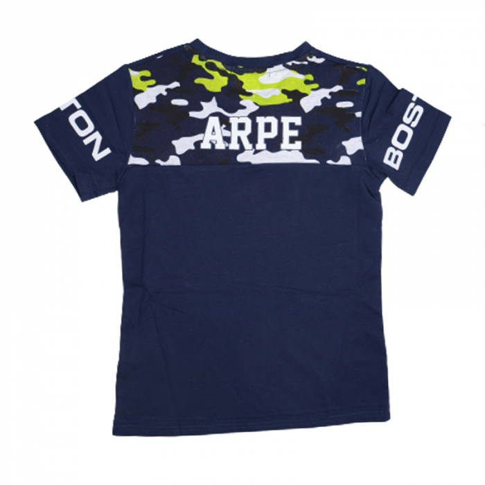 Tricou cu maneca scurta pentru baieti Happy House HB-8792, Bleumarin [2]
