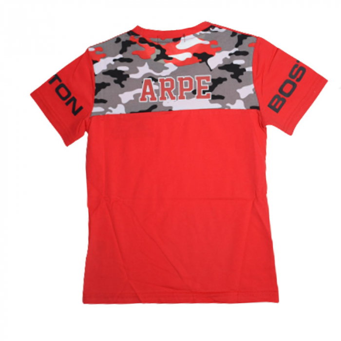Tricou cu maneca scurta pentru baieti Happy House HB-8792R, Rosu [2]