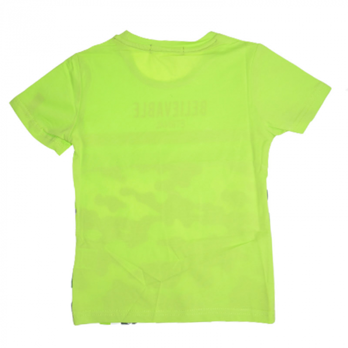 Tricou cu maneca scurta pentru baieti Happy House HB-8788, Verde [2]