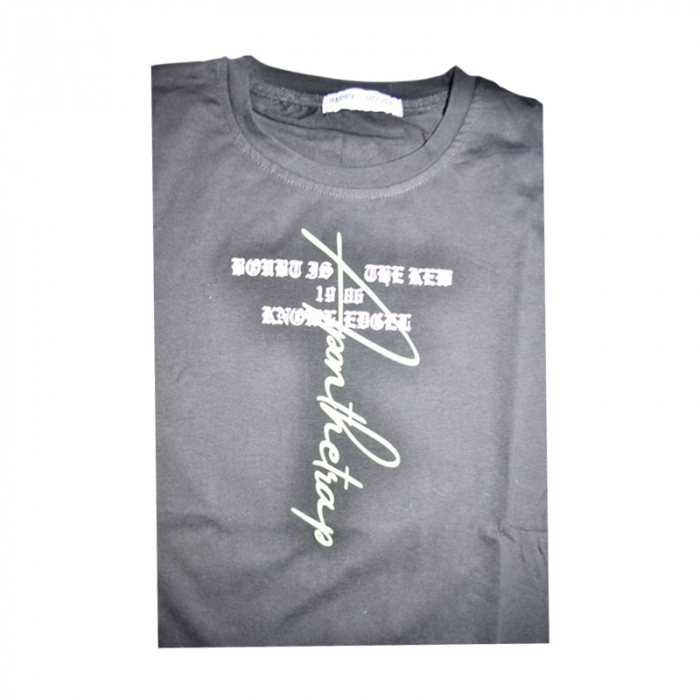 Tricou cu maneca scurta pentru baieti, Happy House QQ-730N, Negru [3]