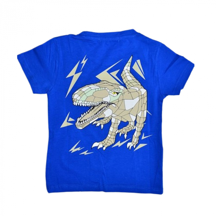 Tricou cu maneca scurta pentru baieti, Happy House QQ-727, Albastru [2]