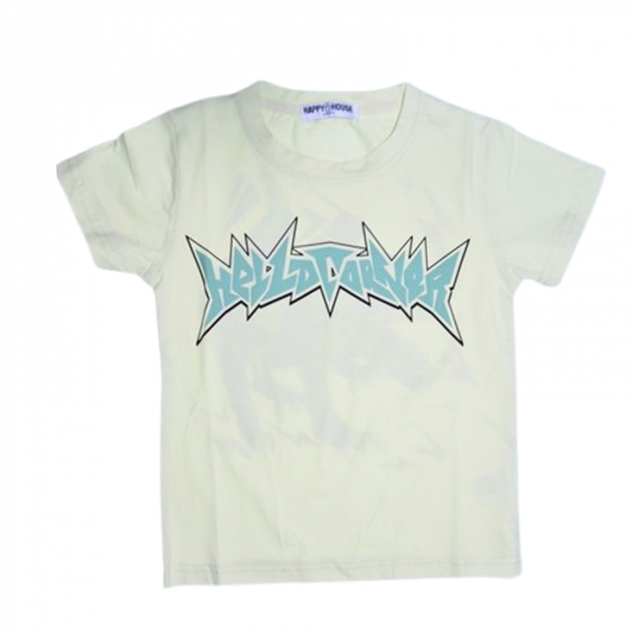 Tricou cu maneca scurta pentru baieti, Happy House QQ-727, Galben [1]