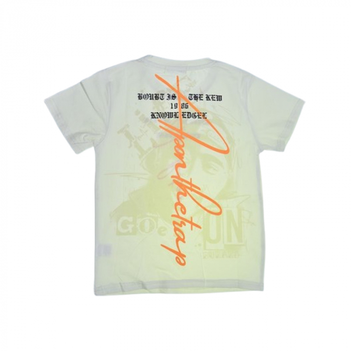 Tricou cu maneca scurta pentru baieti, Happy House QQ-730, Galben [2]