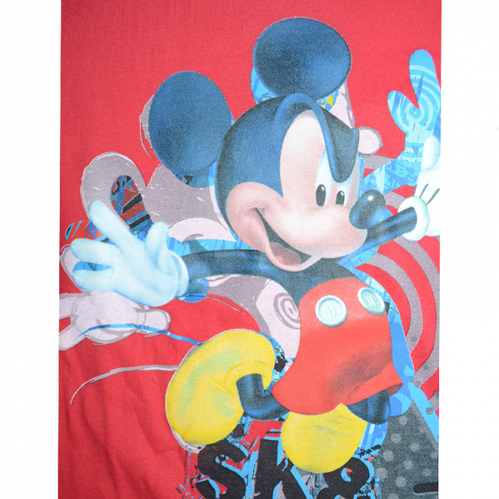 Tricou cu maneca scurta pentru baieti Disney Mickey Mouse DSNM-1, Rosu [3]