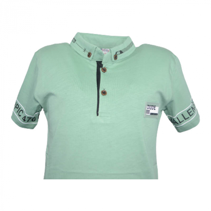 Tricou cu maneca scurta pentru baieti Modima 180323-V, Verde [3]
