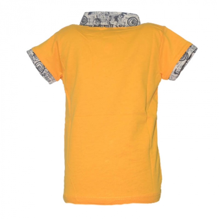 Tricou cu maneca scurta pentru baieti Modima 180323-P, Galben [2]
