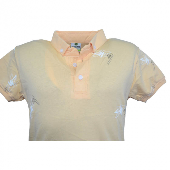 Tricou cu maneca scurta pentru baieti Modima 180323-R, Galben [3]