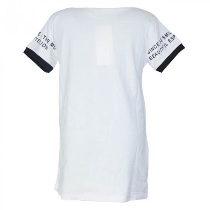Tricou cu maneca scurta pentru baieti OLC SVR 230323-A, Alb [2]