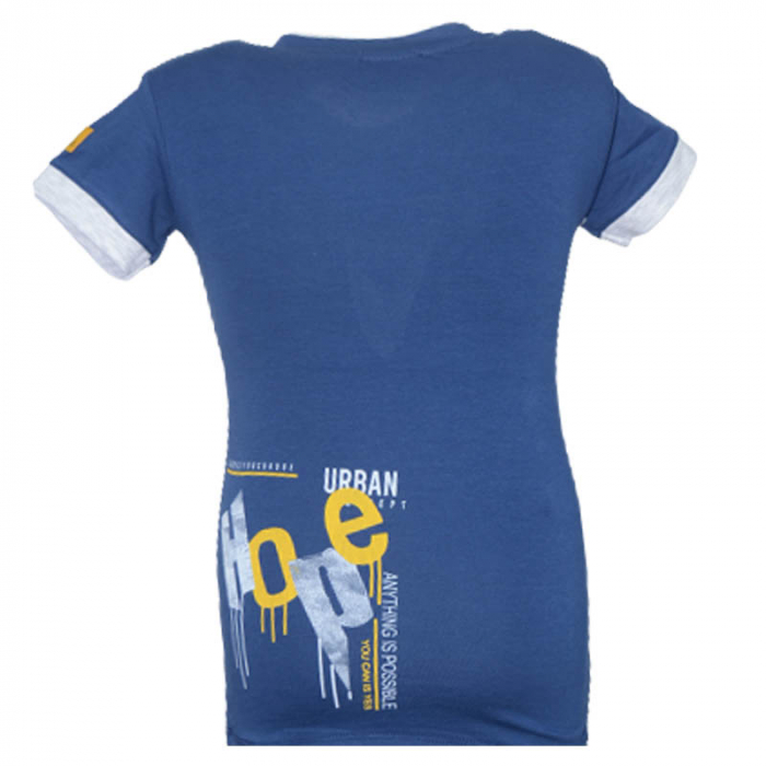 Tricou cu maneca scurta pentru baieti OLC SVR 180323-H, Albastru [2]