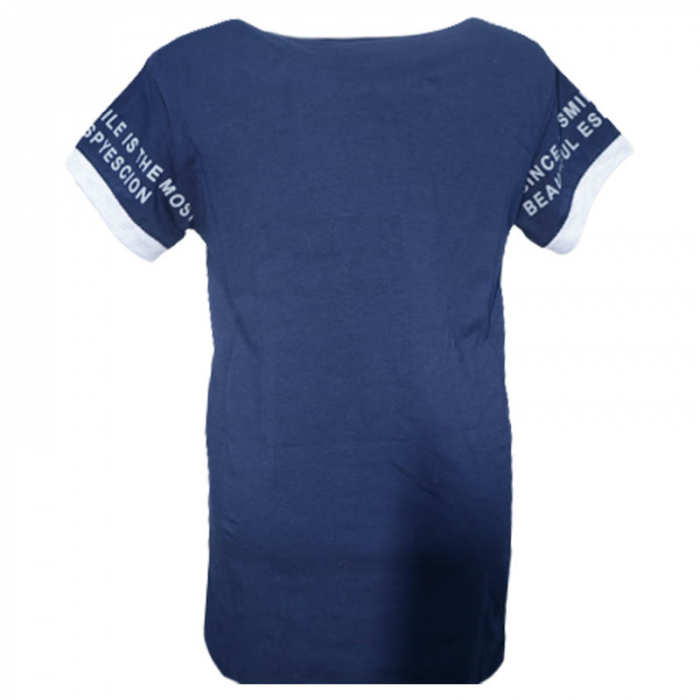 Tricou cu maneca scurta pentru baieti OLC SVR 180323-I, Bleumarin [2]
