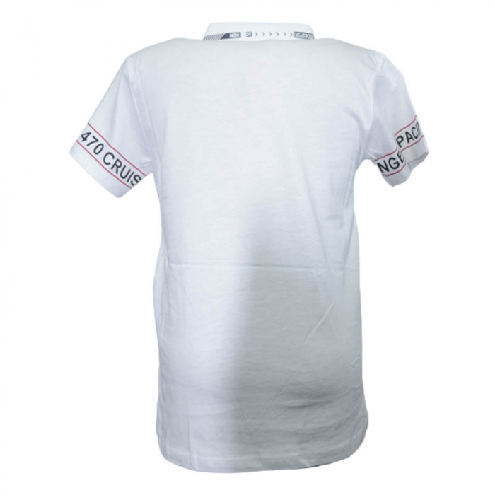 Tricou cu maneca scurta pentru baieti Modima 180323-M, Alb [2]
