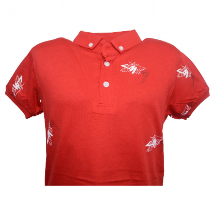 Tricou cu maneca scurta pentru baieti Modima 180323-L, Rosu [3]