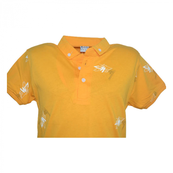 Tricou cu maneca scurta pentru baieti Modima 180323-X, Galben [3]