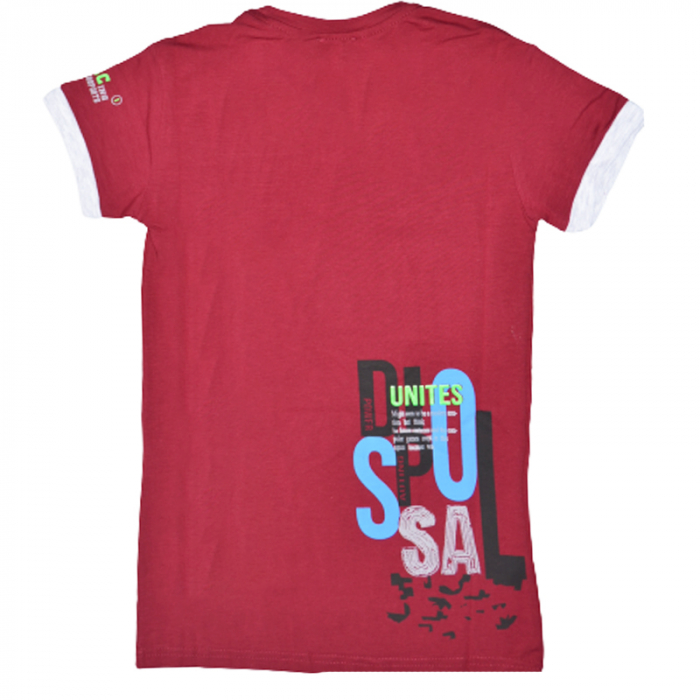 Tricou cu maneca scurta pentru baieti OLC SVR 4035R, Rosu [2]