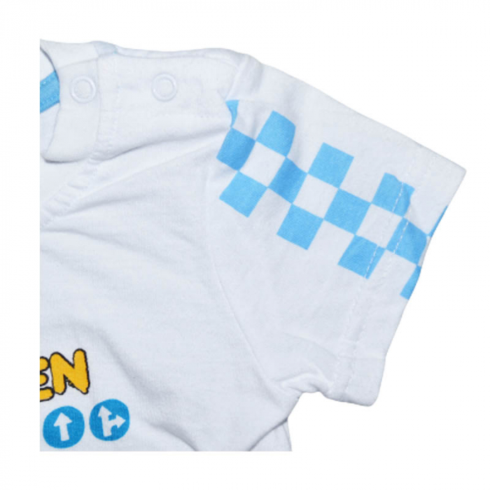Tricou cu maneca scurta pentru baieti Disney Mcqueen 250423-A, Alb [3]