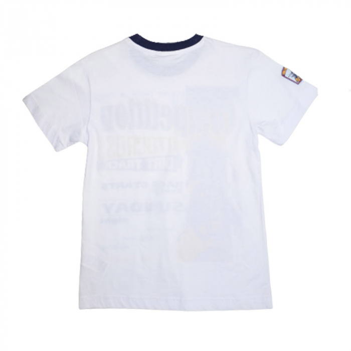 Tricou cu maneca scurta pentru baieti Wendee DY101291-2, Alb [2]