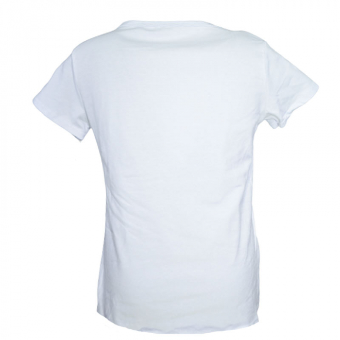 Tricou cu maneca scurta pentru fete Angelina A1317, Alb [2]