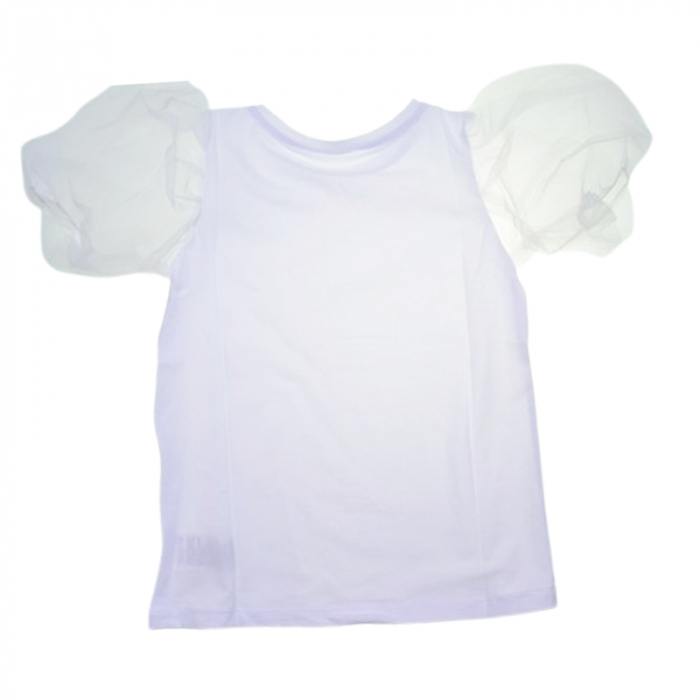 Tricou cu maneca scurta pentru fete, Atut TR0204, Alb [3]