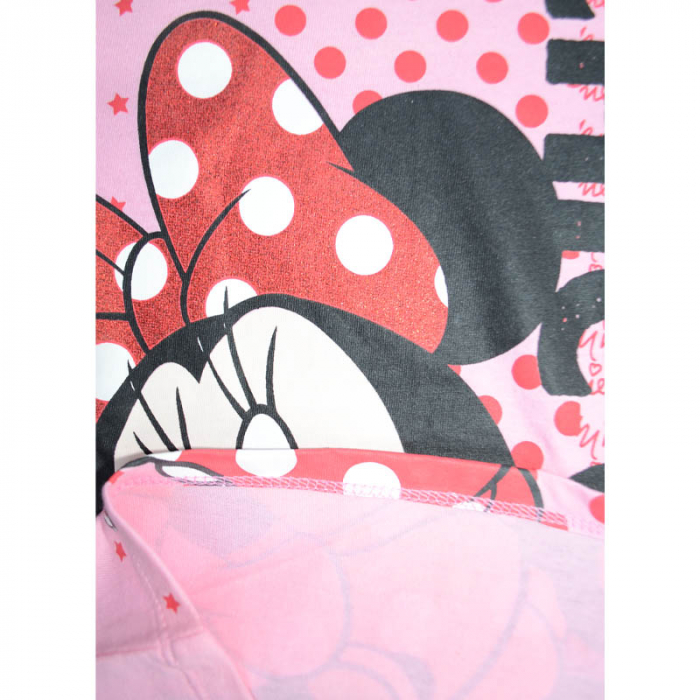 Tricou cu maneca scurta pentru fete Minnie E Plus M T110323-1, Roz [3]