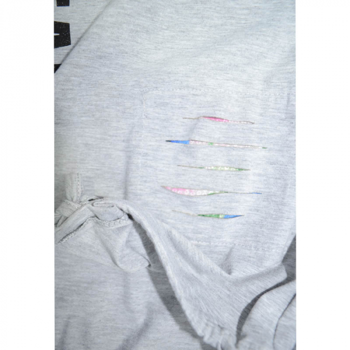 Tricou cu maneca scurta pentru fete Happy House WB-2225, Gri [3]