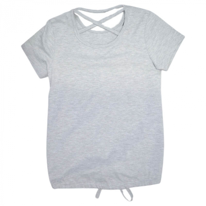 Tricou cu maneca scurta pentru fete Happy House WB-2225, Gri [2]