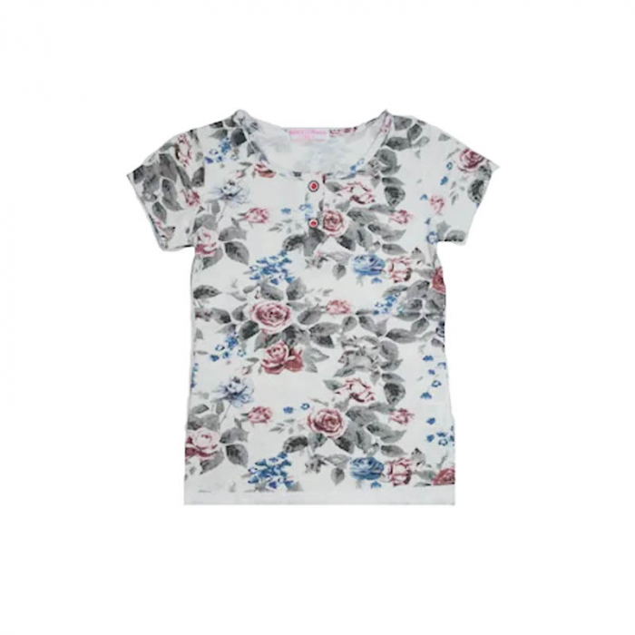 Tricou cu maneca scurta pentru fete Happy House CVC-883, Multicolor [1]
