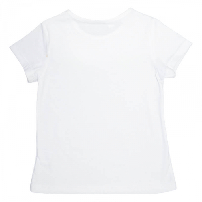 Tricou cu maneca scurta pentru fete Happy House T110323-16, Alb [2]