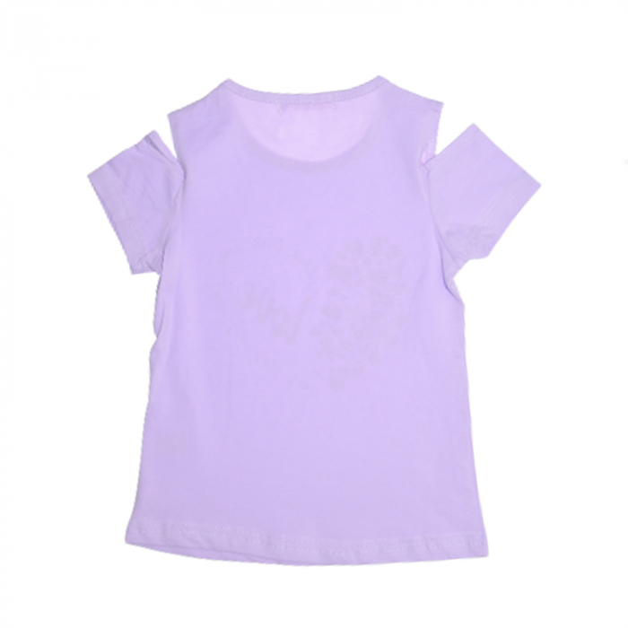 Tricou cu maneca scurta pentru fete Happy House WB-2940B, Lila [2]