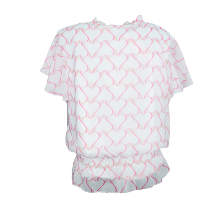 Camasa cu maneca scurta pentru fete Mini Junior IGM-8, Roz [2]