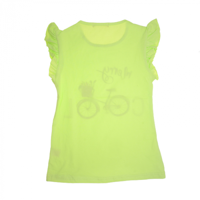 Tricou cu maneca scurta pentru fete Happy House WB-2948A, Verde [2]