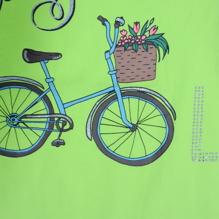 Tricou cu maneca scurta pentru fete Happy House WB-2948A, Verde [3]
