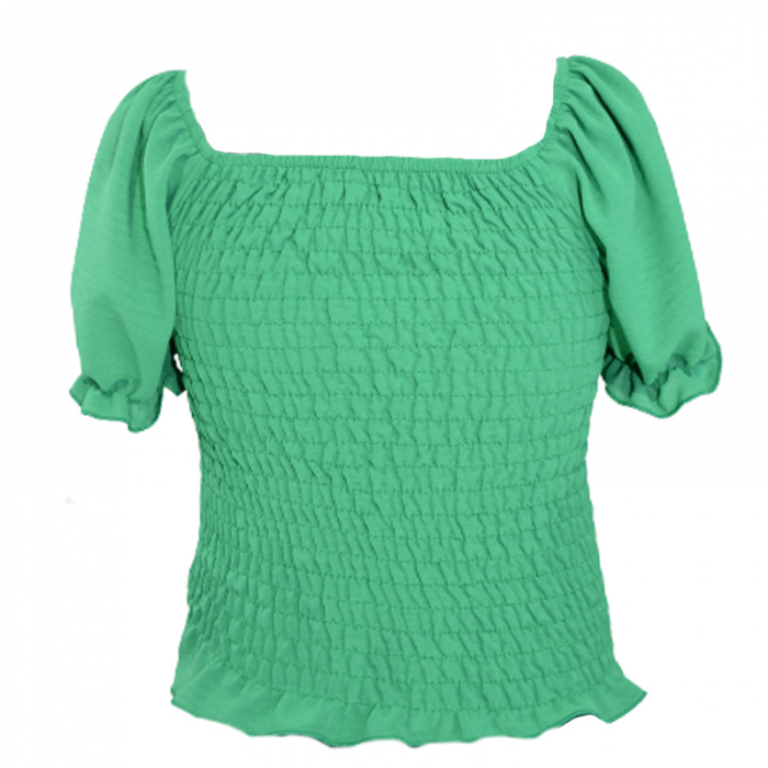 Tricou cu maneca scurta pentru fete Lucky Girl 5975V, Verde [2]