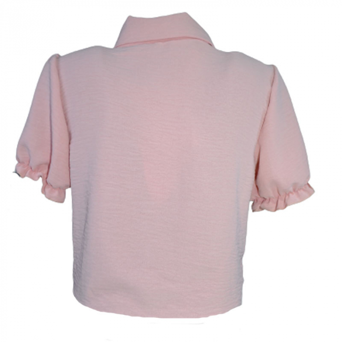 Camasa cu maneca scurta pentru fete New Collection 9168R-116, Roz [2]