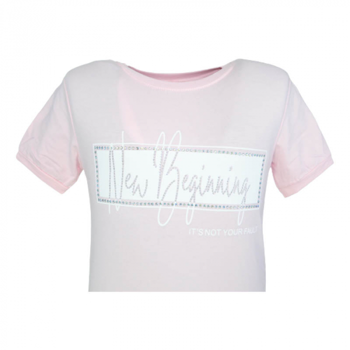 Tricou cu maneca scurta pentru fete OLC SVR 230323-C, Roz [3]