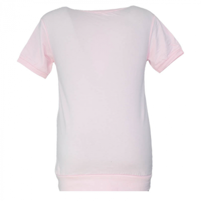 Tricou cu maneca scurta pentru fete OLC SVR 230323-C, Roz [2]