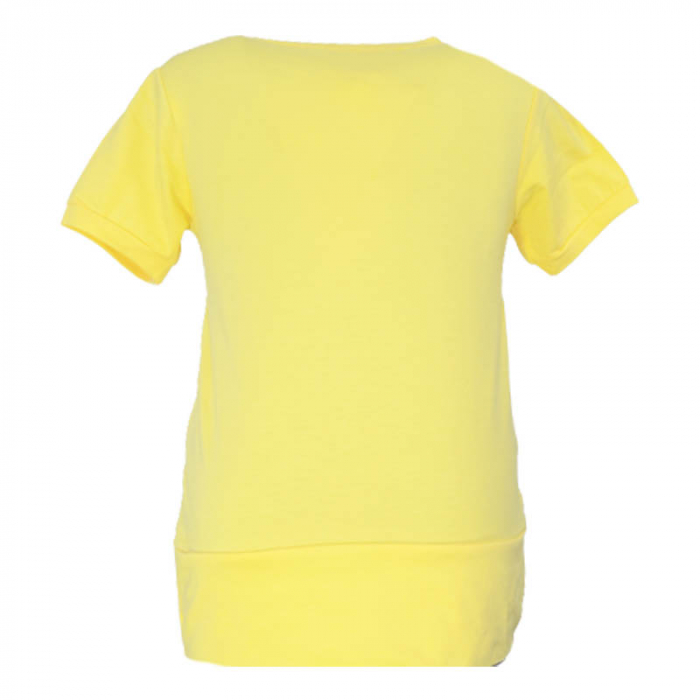 Tricou cu maneca scurta pentru fete OLC SVR 230323-D, Galben [2]