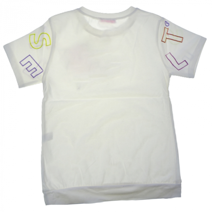 Tricou cu maneca scurta pentru fete OLC SVR 4052A, Alb [2]