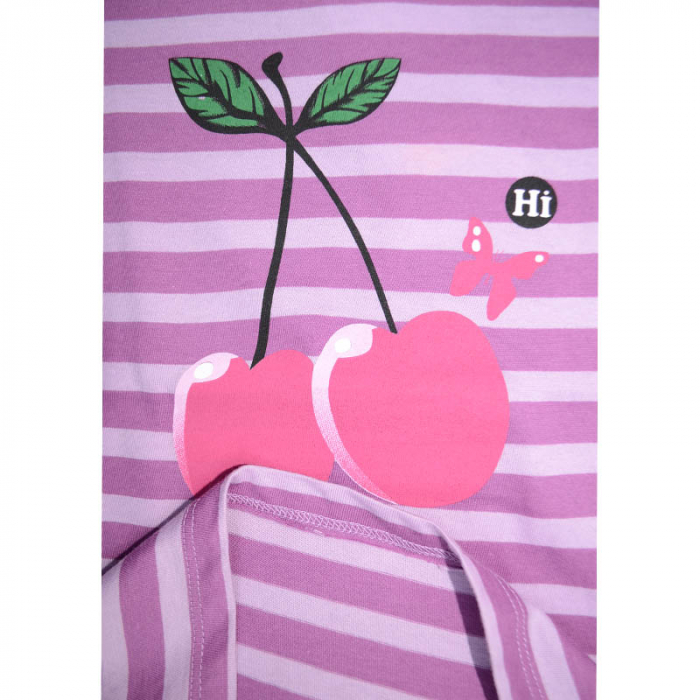 Tricou cu maneca scurta pentru fete Wendee BV10300377-1, Mov [3]