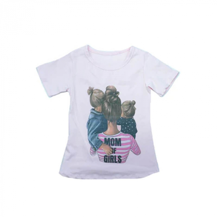 Tricou cu maneca scurta pentru fete Style 193161, Roz [1]