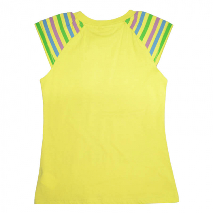 Tricou cu maneca scurta pentru fete Wendee BV10500227-2, Galben [2]