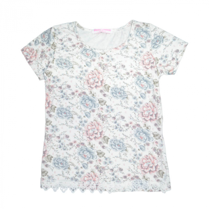 Tricou cu maneca scurta pentru fete Happy House CVC-882, Multicolor [1]