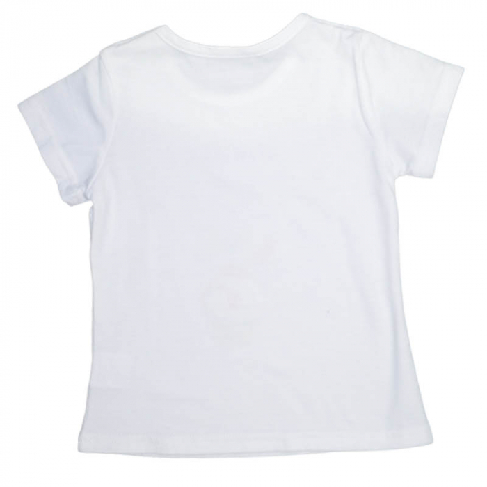 Tricou cu maneca scurta pentru fete Happy House T110323-3, Alb [2]