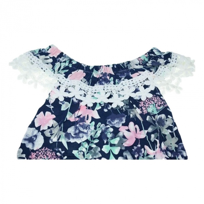 Tricou cu maneca scurta pentru fete Happy House CVC-1551-3, Multicolor [2]