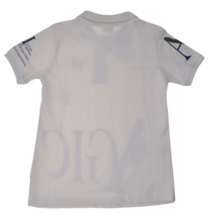 Tricou cu maneca scurta polo pentru copii Wiggle MJ1509, Crem [2]