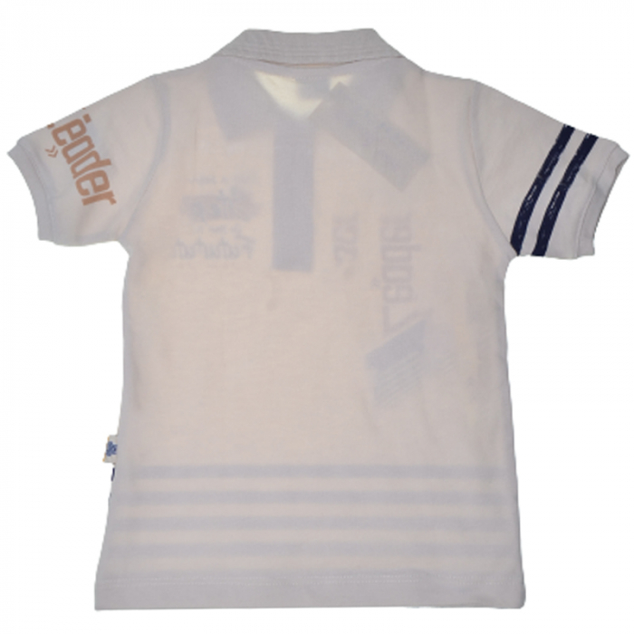 Tricou cu maneca scurta polo pentru copii Wiggle MJ1509C, Crem [2]