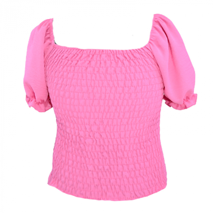 Tricou cu maneca scurta pentru fete Lucky Girl 5975R-116, Roz [2]