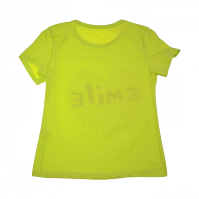 Tricou cu maneca scurta pentru fete, Mini Junior, DJ420, Verde [2]